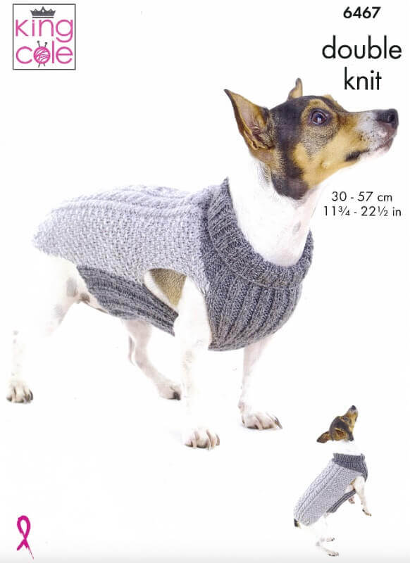 Image of King Cole Dog Coats Pattern 6467