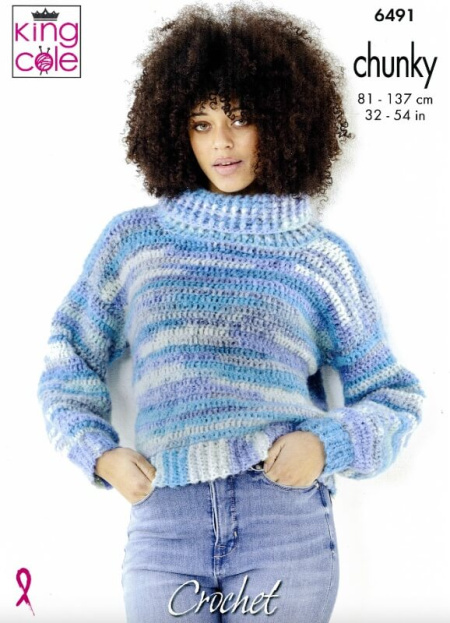 King Cole Cardigan and Jumper Pattern 6491