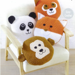 King Cole Animal Cushion Covers Pattern 9179