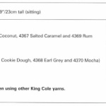King Cole Teddies Pattern 9134