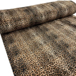 Leopard Print Stretch Velour