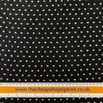 Black Swiss Dot Viscose