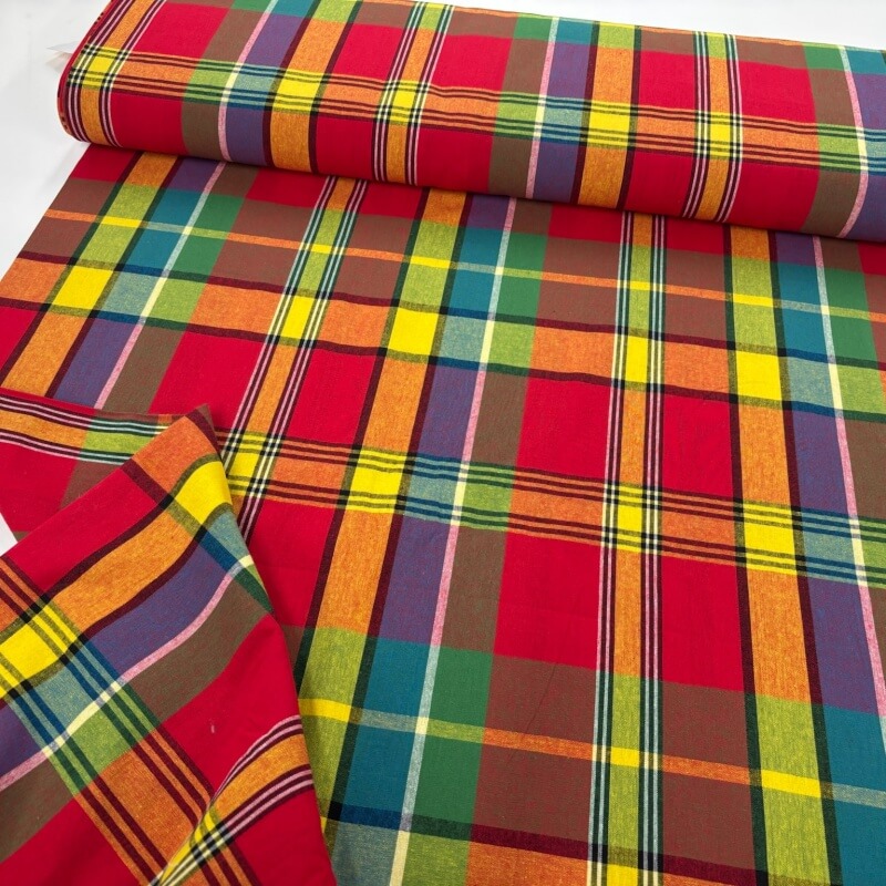 Image of Strawberry Fields Madras Cotton
