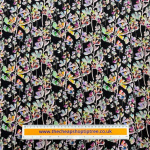 Rainbow Leaf Stems Viscose Lawn