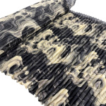 Smoke Swirls Pleated Plissé