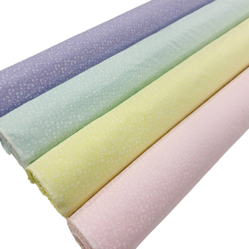 Image of Little Flower Pastel Polycotton