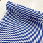 Royal Blue Pinstripe Polycotton