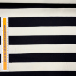 Black and White Canvas Stripe