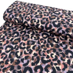 Animal Print Mauve Cotton Jersey