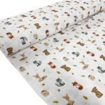 Forest Animals Double Gauze