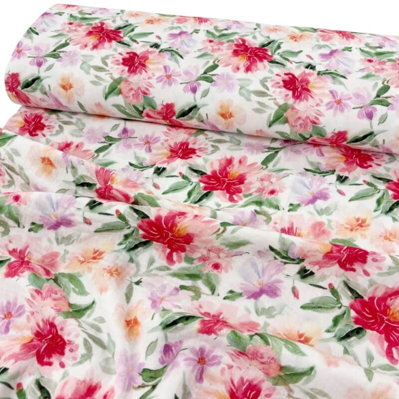 Image of Summertime Blooms Double Gauze