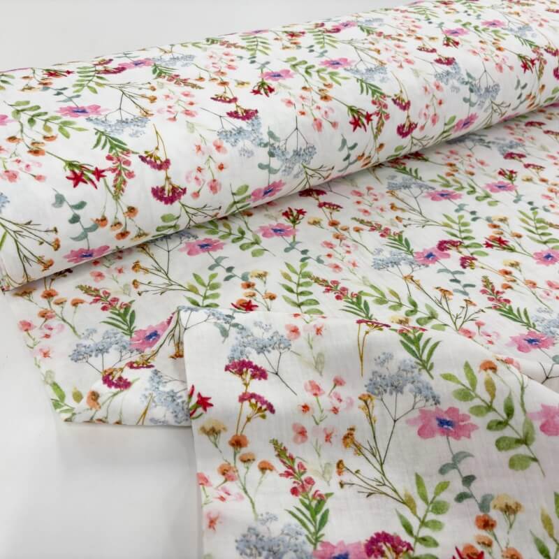 Image of Flower Stems Double Gauze
