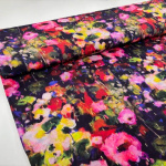 Floral Lurex Swiss Dot Viscose