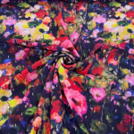 Floral Lurex Swiss Dot Viscose