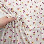 Little Flowers Melange Jersey