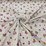 Little Flowers Melange Jersey