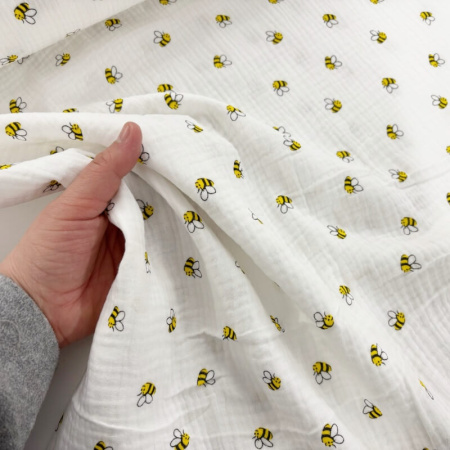 Busy Bees Double Gauze
