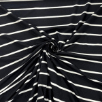 Breton Stripe Viscose Jersey