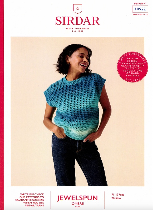 Image of Sirdar Top Pattern 10922