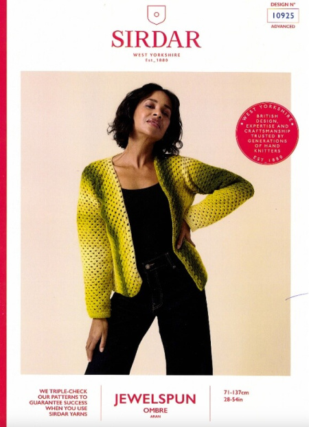 Sirdar Crochet Jacket Pattern 10925