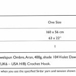 Sirdar Crochet Shawl Pattern 10927
