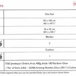 Sirdar Blanket and Cushion Pattern 10929