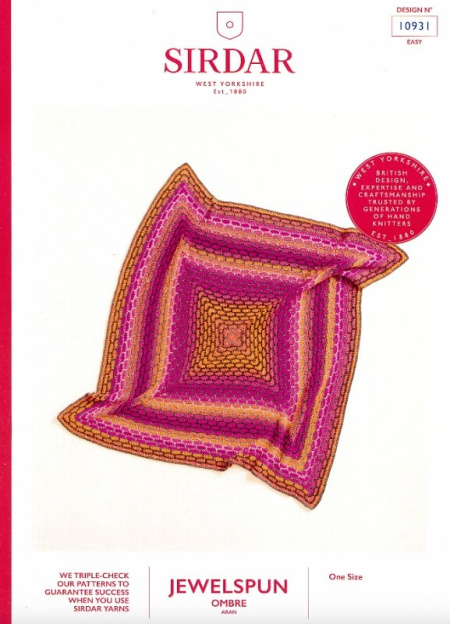 Sirdar Crochet Blanket Pattern 10931