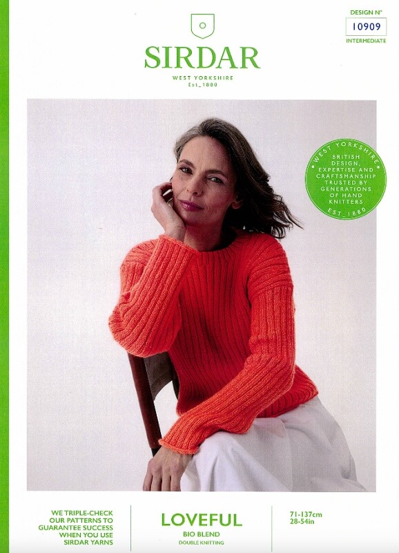 Image of Sirdar Sweater Pattern 10909