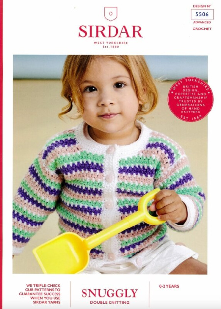 Sirdar Crochet Cardigan Pattern 5506