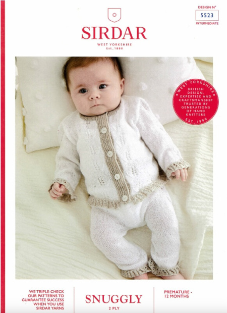 Sirdar Cardigan and Leggings Pattern 5523