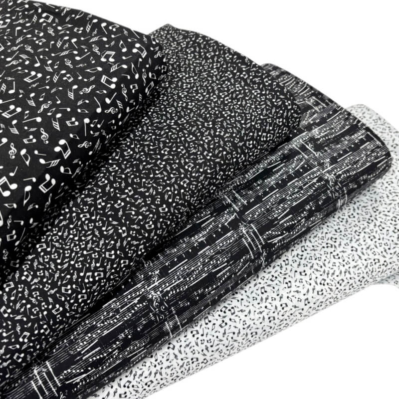 Image of Musical Notes Quilting Cotton