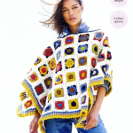 Stylecraft Crochet Festival Poncho and Blanket Pattern 10168