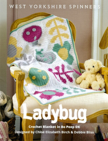 West Yorkshire Spinners Crochet Ladybug Blanket Pattern WYS1000537