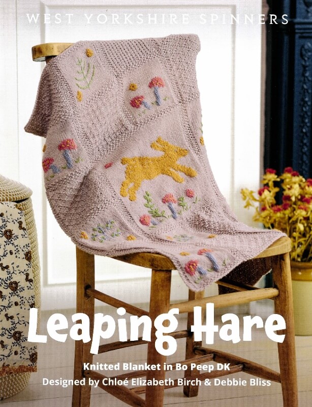 Image of West Yorkshire Spinners Leaping Hare Blanket Pattern WYS1000539