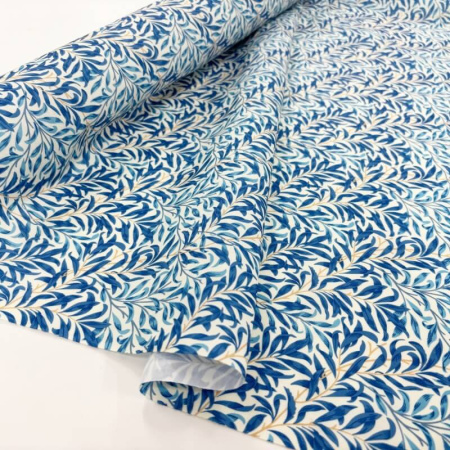 Willow Bough Blue Polycotton
