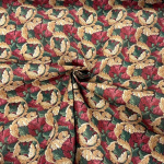 Morris Acanthus Berry Polycotton