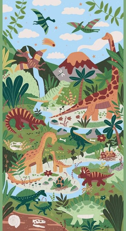 Image of Prehistoric Pals Dinosaur Panel