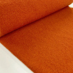 Rust Boiled Wool Fabric