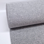 Light Grey Boiled Wool Fabric