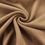 Beige Brown Boiled Wool Fabric