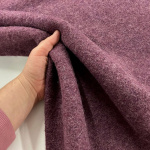 Heather Boiled Wool Fabric