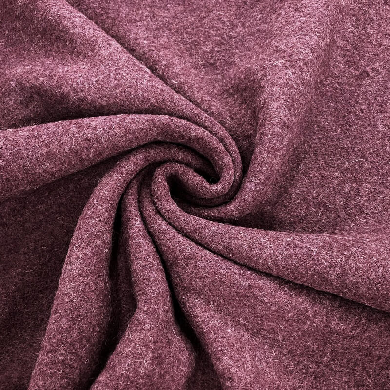 Heather Boiled Wool Fabric