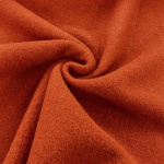 Terracotta Boiled Wool Fabric