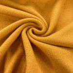 Ochre Boiled Wool Fabric