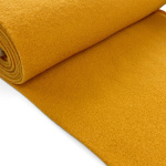Ochre Boiled Wool Fabric