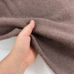 Brown Boiled Wool Fabric