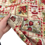 Strawberry Jam Gingham Heavy Tapestry