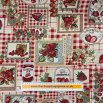 Strawberry Jam Gingham Heavy Tapestry