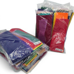 Plain Felt Scrap Bags Random Coloured Mix Quality Felts 100g