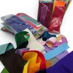 Plain Felt Scrap Bags Random Coloured Mix Quality Felts 100g